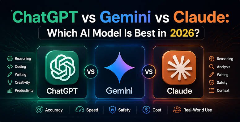 ChatGPT vs Gemini vs Claude: Which AI Is Actually Best in 2026?